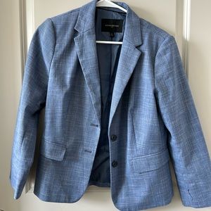 Banana Republic Suit Jacket | Blue Blazer with 3/4 sleeves | Size 8